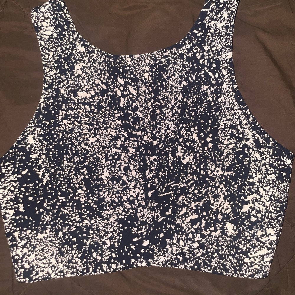 Lululemon Reflective Energetic Edge Cropped Tank
